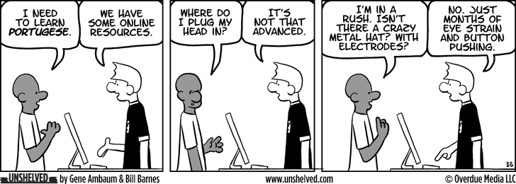Unshelved strip for 7/26/2010