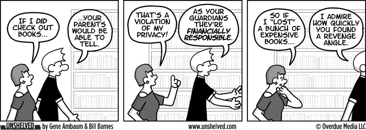 Unshelved comic strip for 12/1/2010