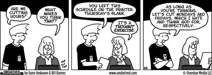 Unshelved strip for 2/28/2011