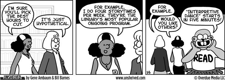 Unshelved comic strip for 3/1/2011