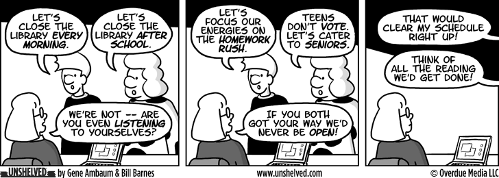 Unshelved strip for 3/2/2011