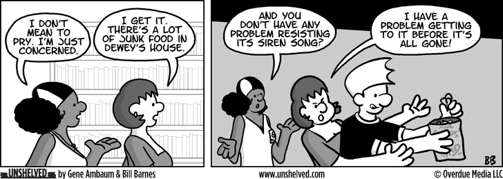 Unshelved comic strip for 8/16/2011