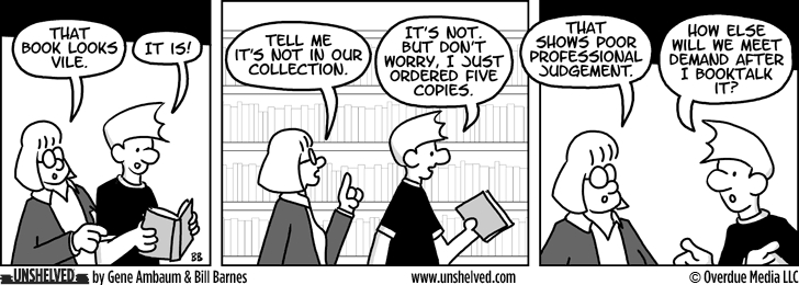Unshelved comic strip for 8/22/2011