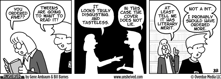 Unshelved comic strip for 8/23/2011