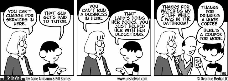 Unshelved strip for 11/8/2011