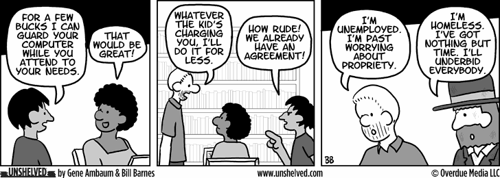Unshelved strip for 11/9/2011