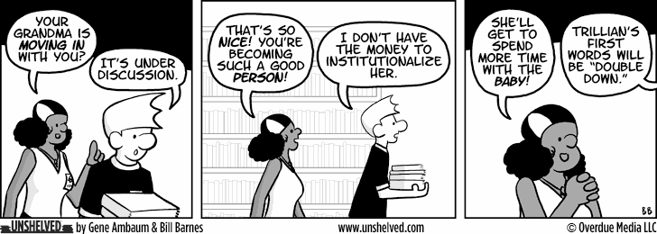 Unshelved strip for 2/22/2012