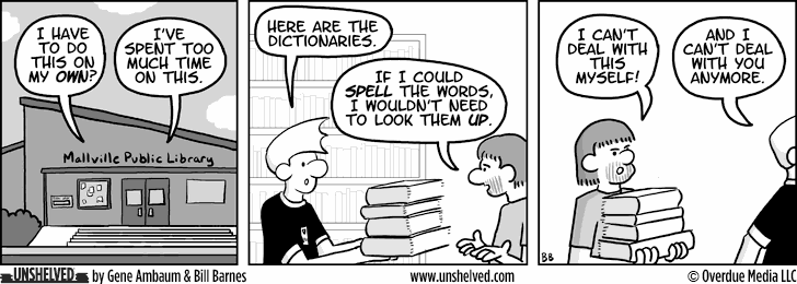 Unshelved strip for 2/29/2012