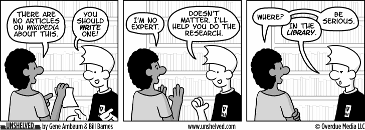 Unshelved strip for 3/14/2012