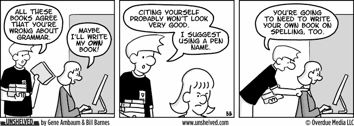 Unshelved comic strip for 3/27/2012