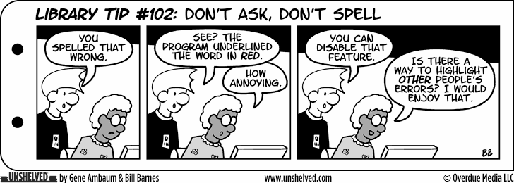 Unshelved strip for 5/17/2012