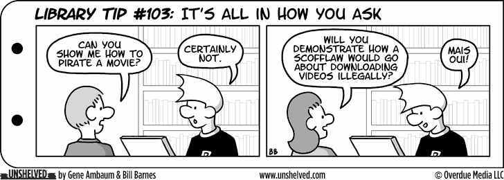 Unshelved strip for 5/21/2012