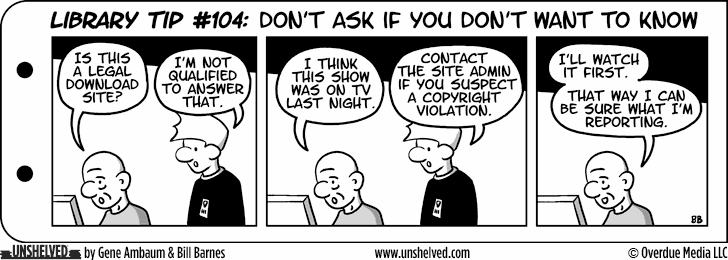 Unshelved strip for 5/22/2012