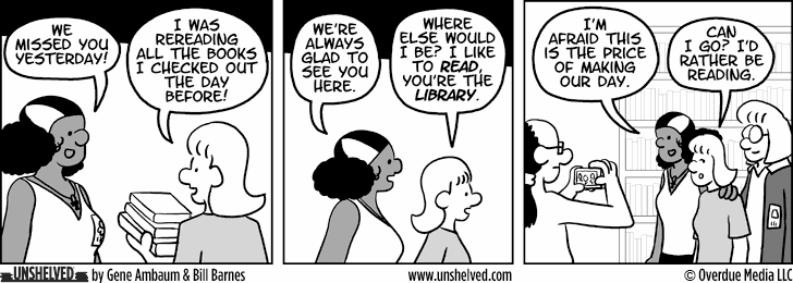 Unshelved strip for 5/28/2012