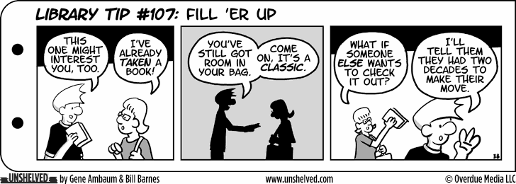 Unshelved comic strip for 7/12/2012