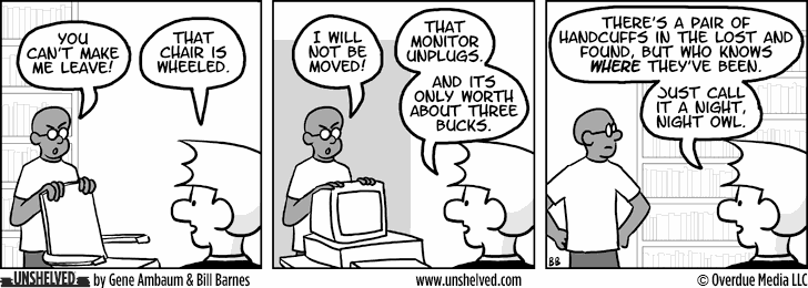 Unshelved comic strip for 7/19/2012