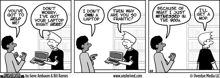 Unshelved comic strip for 9/19/2012