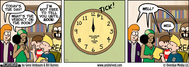 Unshelved strip for 11/29/2012