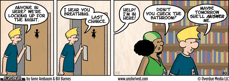 Unshelved comic strip for 12/3/2012