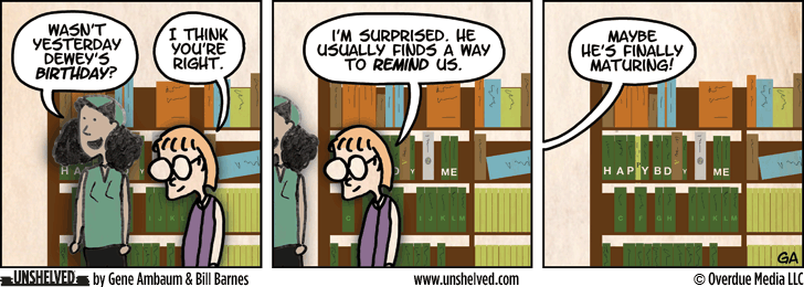 Unshelved strip for 1/14/2013
