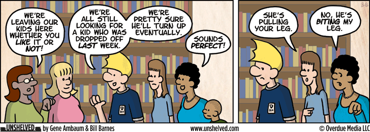 Unshelved strip for 1/30/2013