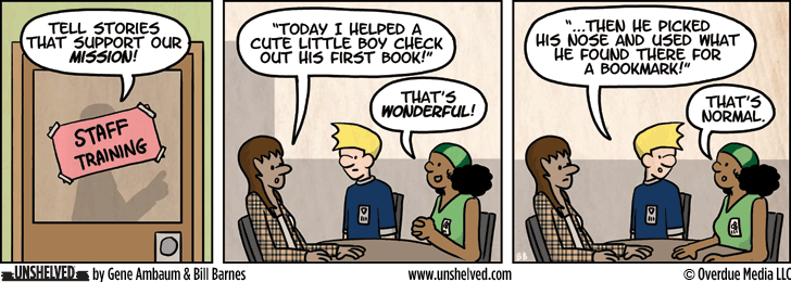 Unshelved strip for 2/5/2013