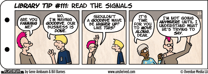 Unshelved strip for 2/11/2013