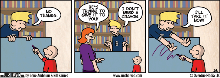 Unshelved strip for 2/18/2013