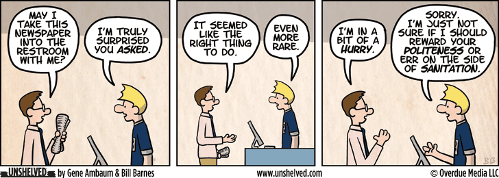 Unshelved strip for 2/25/2013