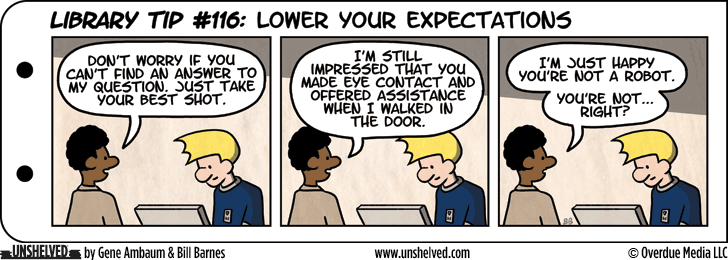 Unshelved comic strip for 3/5/2013