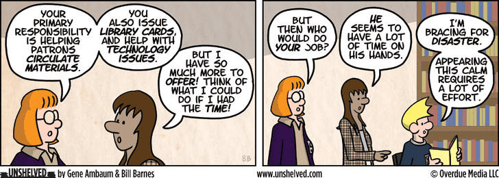 Unshelved comic strip for 4/3/2013