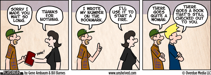 Unshelved comic strip for 5/8/2014