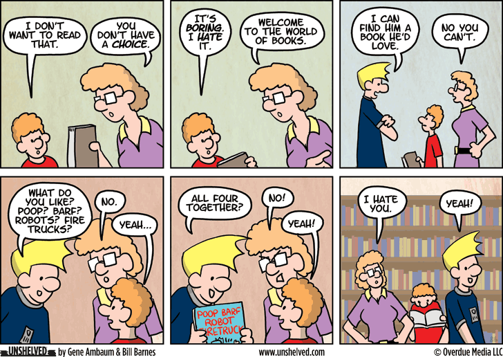 Unshelved comic strip for 7/22/2014