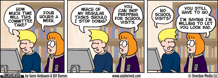 Unshelved comic strip for 8/12/2014