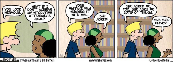 Unshelved comic strip for 8/26/2014