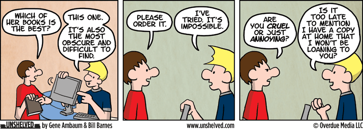 Unshelved comic strip for 9/25/2014