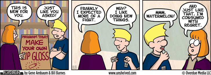 Unshelved comic strip for 10/28/2014