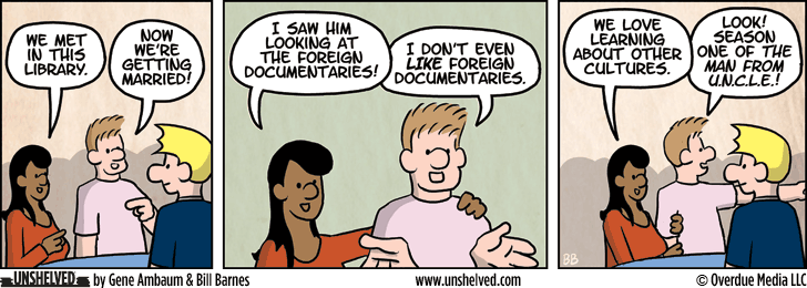 Unshelved comic strip for 11/3/2014