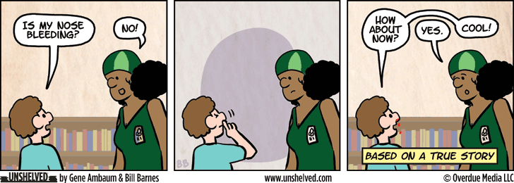 Unshelved comic strip for 1/11/2016