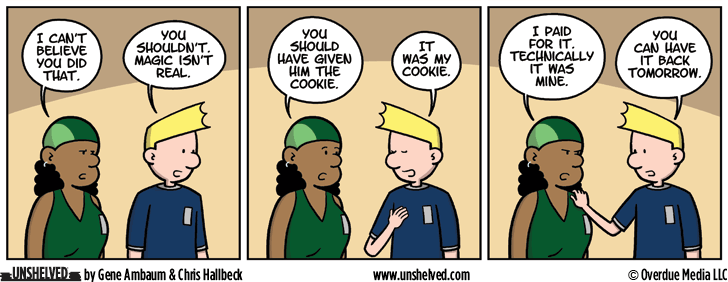 Unshelved comic strip for 7/12/2016