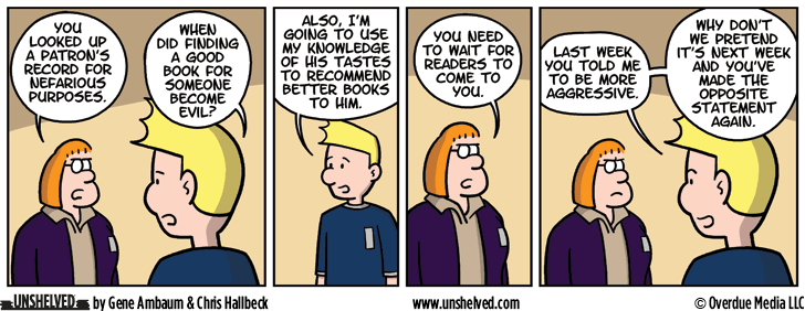 Unshelved comic strip for 8/4/2016