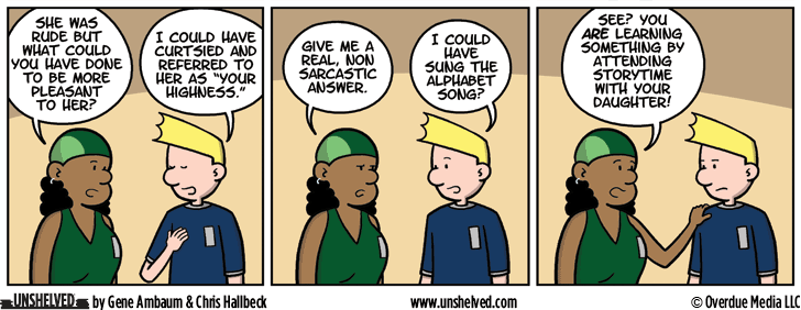 Unshelved comic strip for 9/8/2016